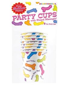 Bachelorette risque cups - 8 per pack